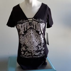 Affliction size M but fits like Small t-shirt